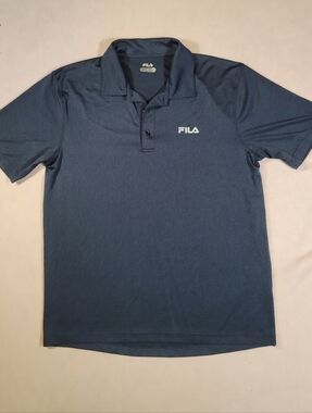 0909. EUC ~ FILA ~ Medium ~ Polo ~ Golf ~ Navy Blue